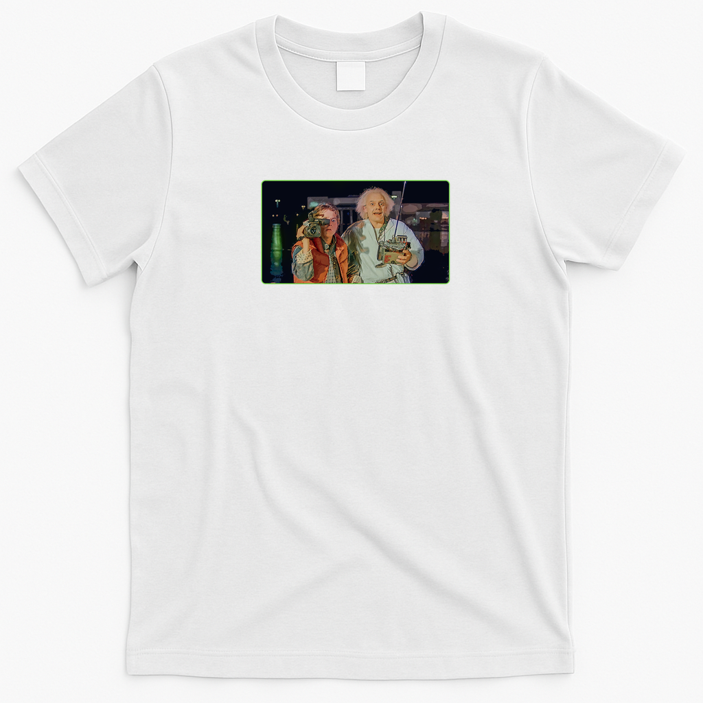 Retro Future Retro Graphic Tee - White