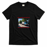 Rollin' with Hank and Trash Truck Graphic T-Shirt - Black