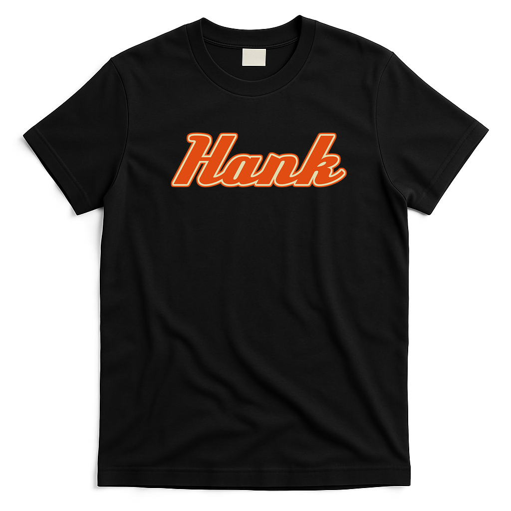 Retro Hank Retro Graphic Tee - Black