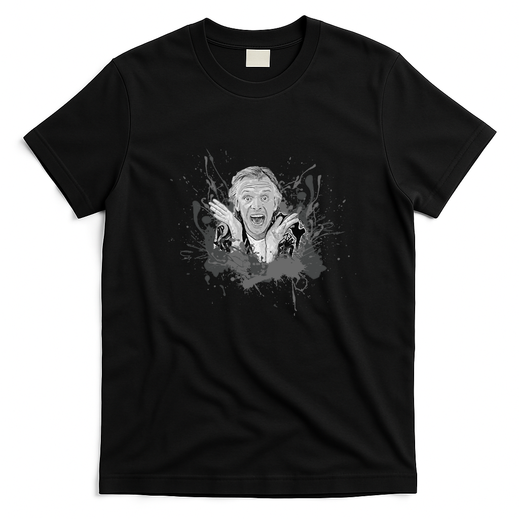 Rik Mayall Retro Graphic Tee – Edition 2 - Black
