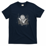 Rik Mayall Retro Graphic Tee – Edition 2 - Navy Blue
