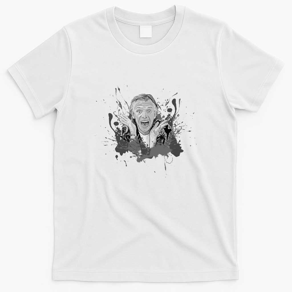 Rik Mayall Retro Graphic Tee – Edition 2 - White