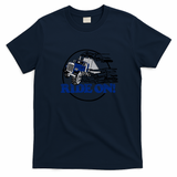Ride On! Classic Trucker T-Shirt - Navy Blue