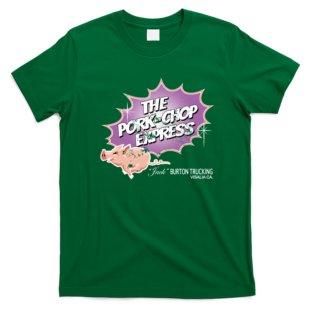 Running Pig Trucking Burst T-Shirt - Irish Green
