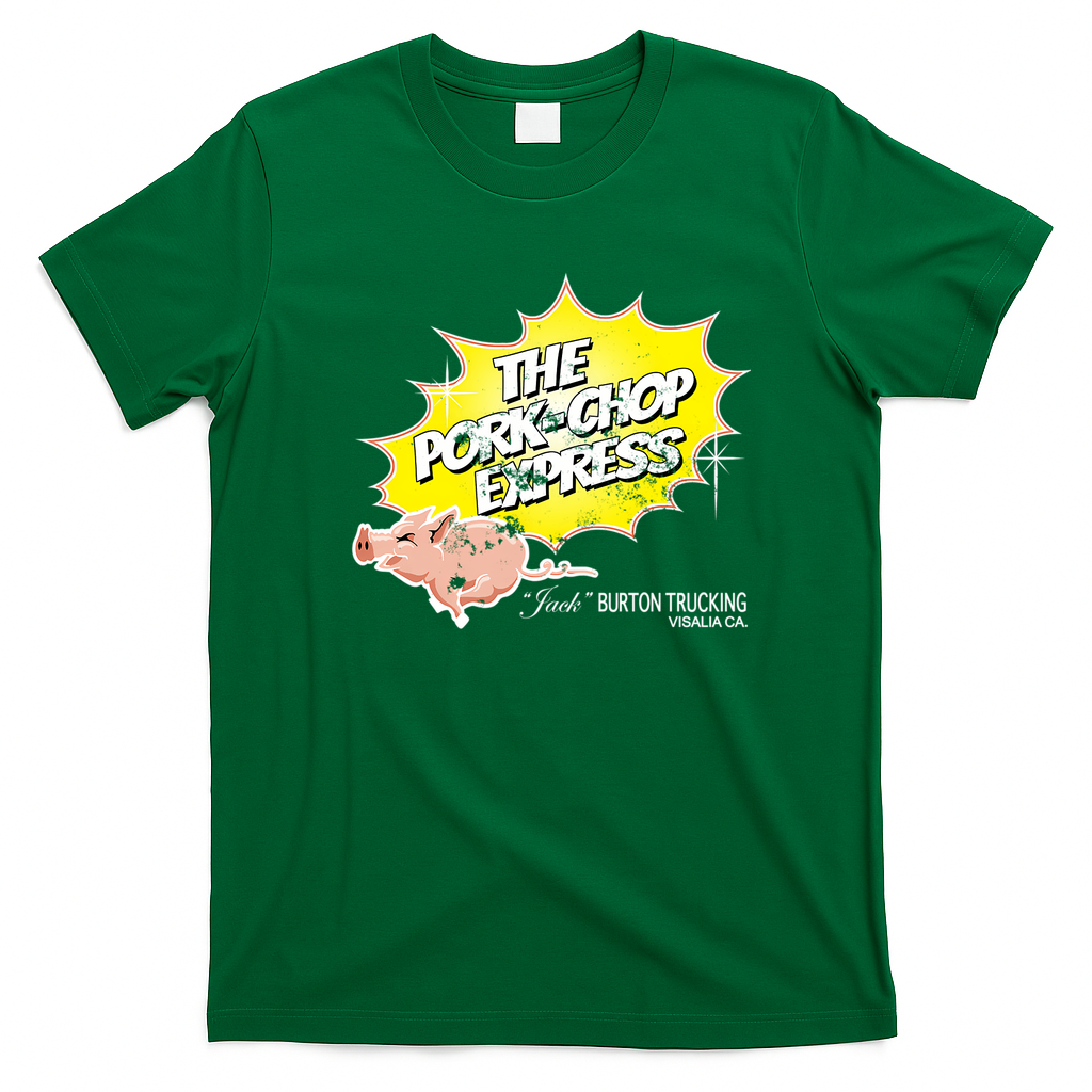 Running Pig Trucking Logo T-Shirt - Irish Green