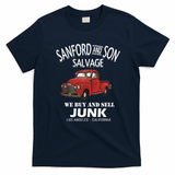 Funny 90s TV Family Vintage T-Shirt - Navy Blue