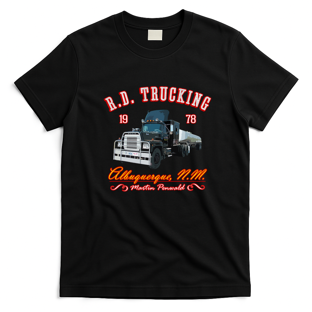 R.D. Trucking V2 Vintage Logo Tee - Black