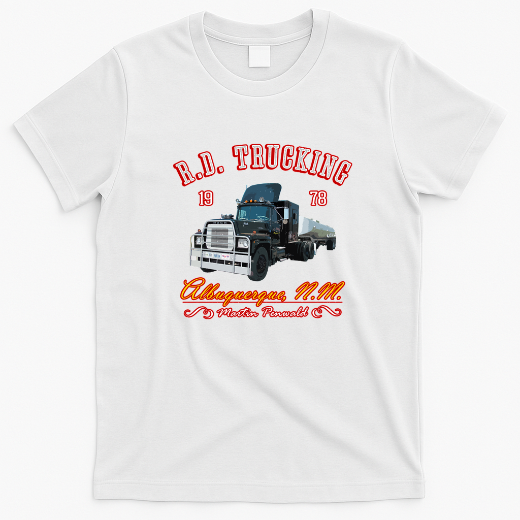 R.D. Trucking V2 Vintage Logo Tee - White