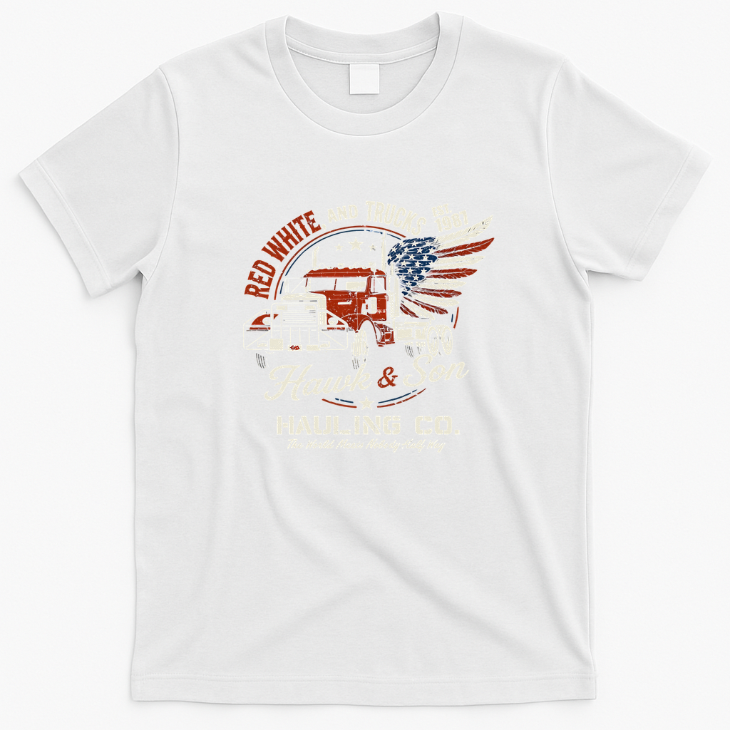 Hawk & Son 1987 Big Rig Pride T-Shirt - White