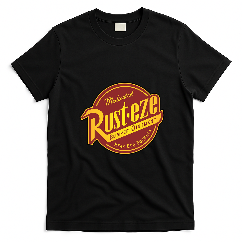 Rust-eze Retro Graphic Tee - Black