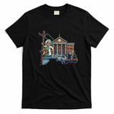 Great Scott Hill Valley Clock Tower T-Shirt - Black