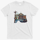 Great Scott Hill Valley Clock Tower T-Shirt - White