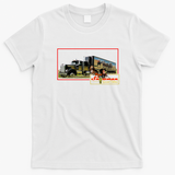 Snowman & Fred Special Edition Retro Graphic Tee - White
