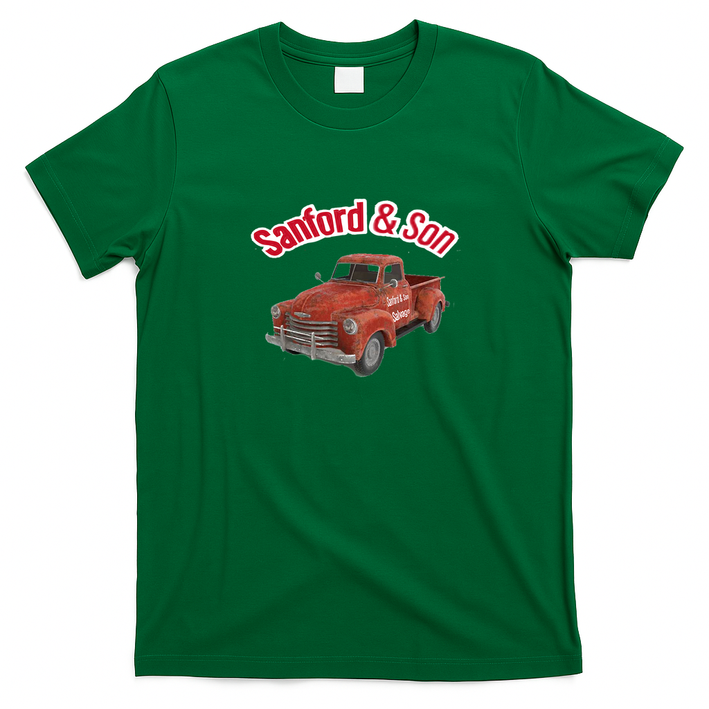 Sanford & Son Retro Graphic Tee - Irish Green