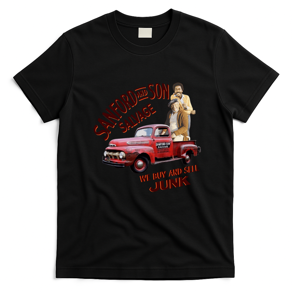 90s Family TV Character Retro T-Shirt - Black