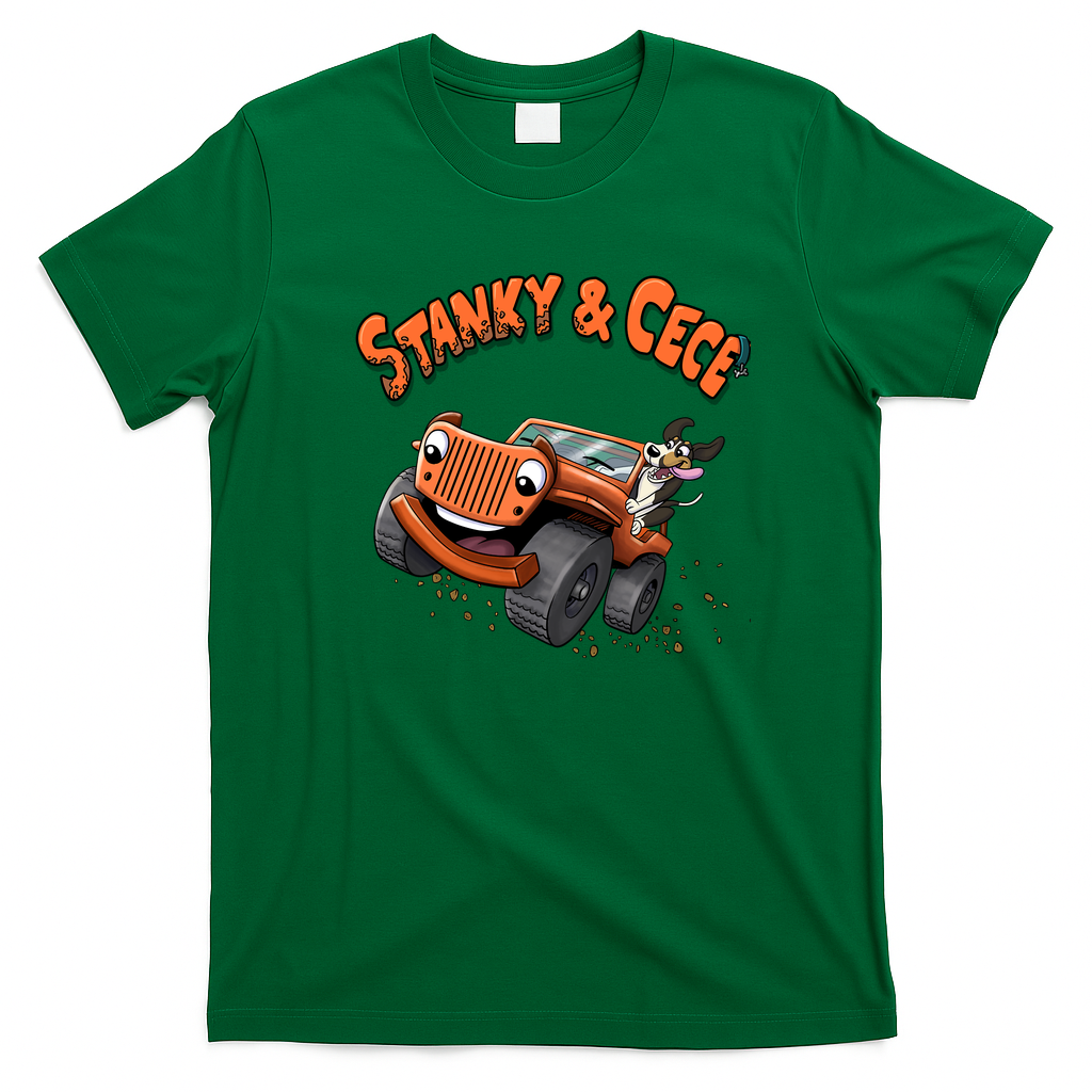 Stanky and Cece Break the Rules T-Shirt - Irish Green