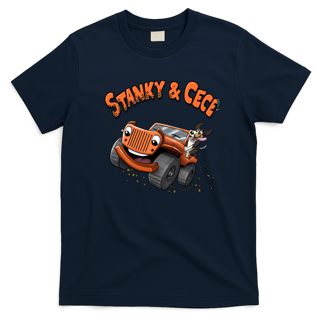 Stanky and Cece Break the Rules T-Shirt - Navy Blue