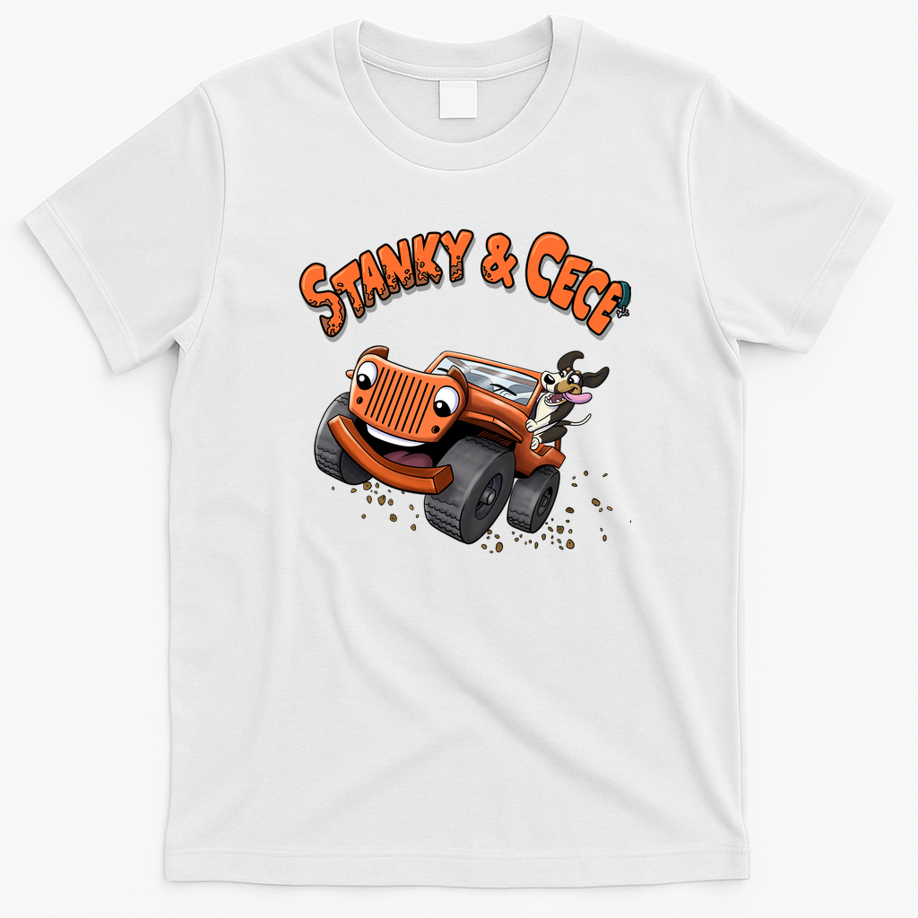 Stanky and Cece Break the Rules T-Shirt - White
