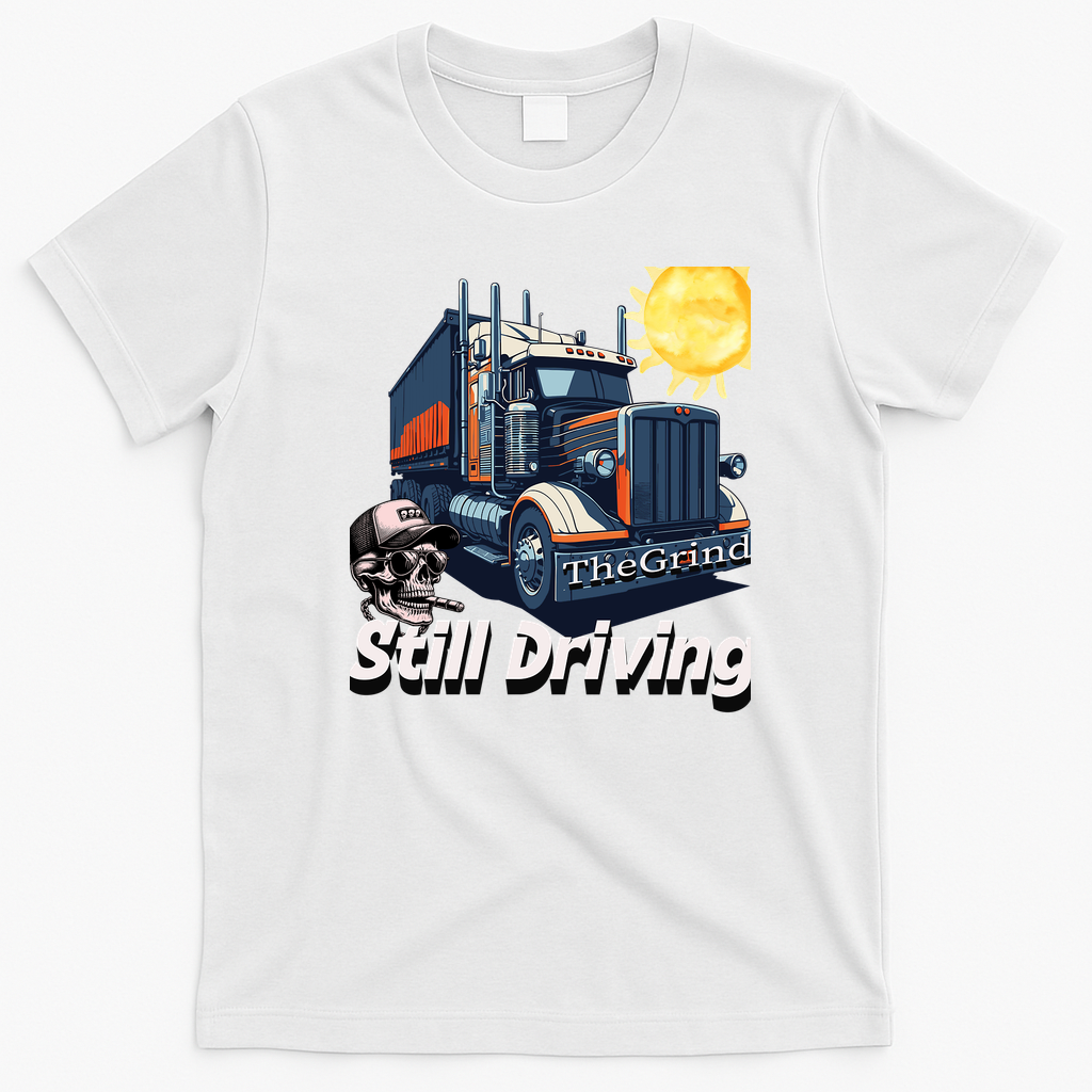 Still Driving Vintage Trucker T-Shirt - White