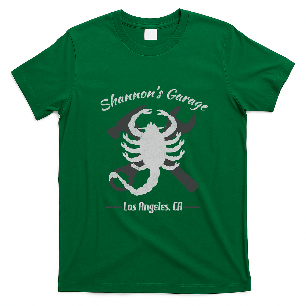 Shannon's Garage Vintage T-Shirt - Irish Green