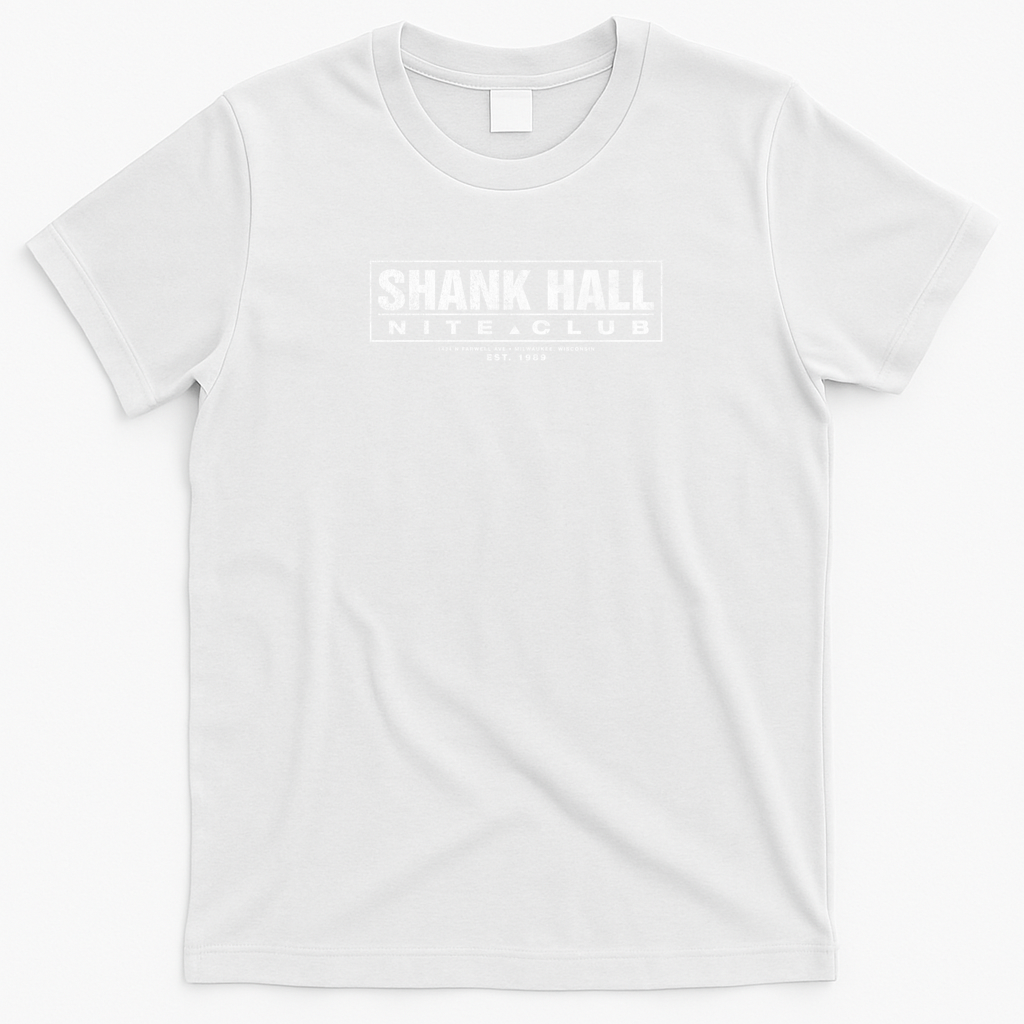 Shank Hall: Milwaukee, WI Retro Graphic Tee - White