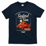 Sanford and Son Junk Truck Retro Tee - Navy Blue