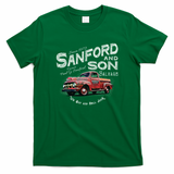 Sanford and Son Beat-Up Red Truck T-Shirt - Irish Green