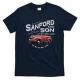 Sanford and Son Beat-Up Red Truck T-Shirt - Navy Blue