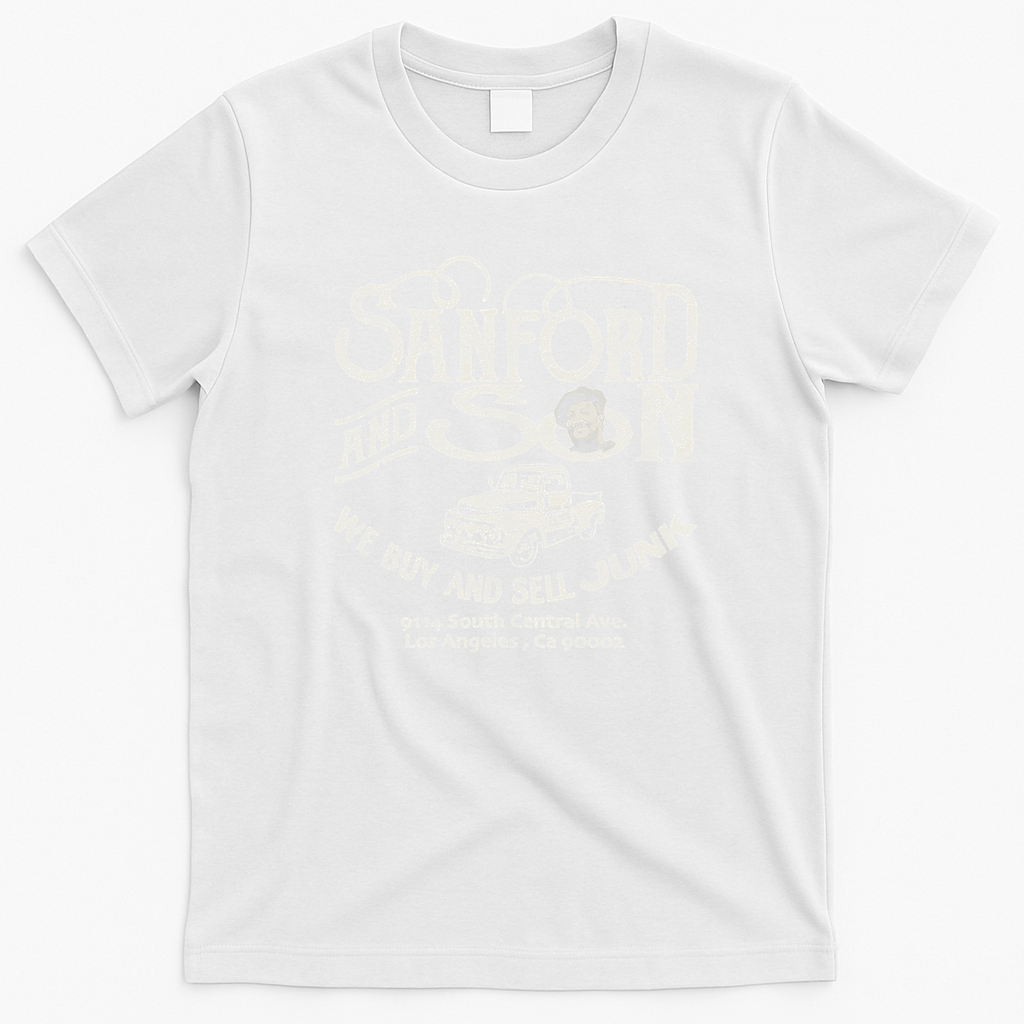 Sanford and Son Corduroy Retro Graphic Tee - White