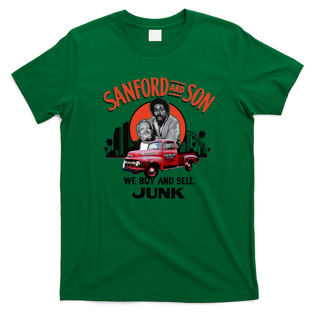 Sanford and Son Father and Son Duo Retro Graphic Tee - Irish Green