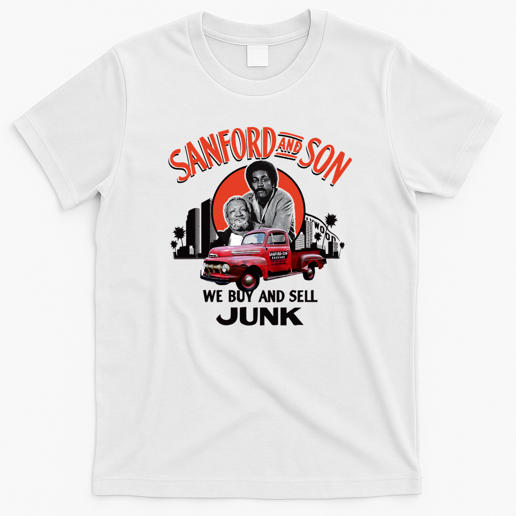 Sanford and Son Father and Son Duo Retro Graphic Tee - White
