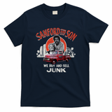 Sanford and Son Father and Son Duo Worn Retro Graphic Tee - Navy Blue