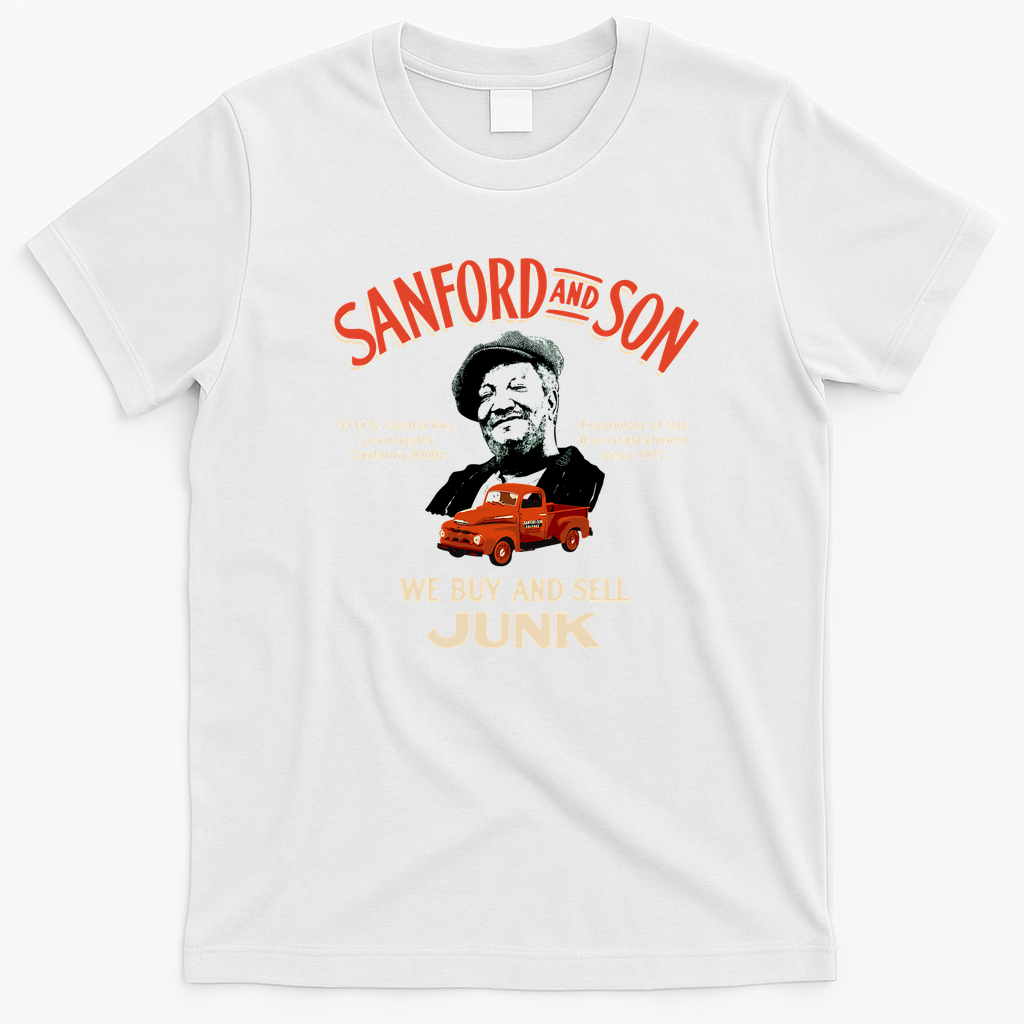 Sanford and Son South Central California Retro Graphic Tee - White