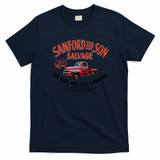 Sanford and Son Salvage Worn Truck Vintage T-Shirt - Navy Blue