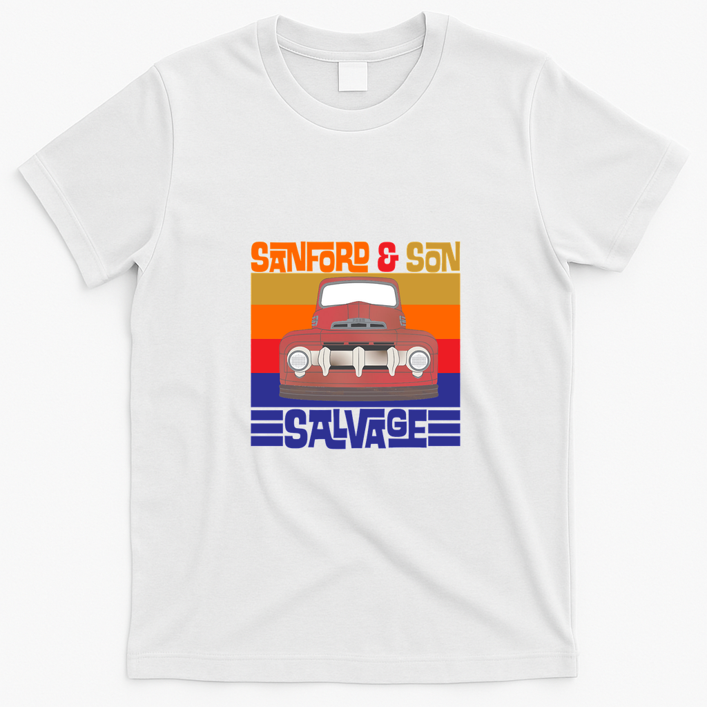 Sanford and Son Salvage Retro Graphic Tee - White