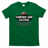 Sanford and Son Salvage Door Panel Sign Vintage T-Shirt - Irish Green