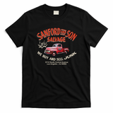 Sanford and Son Salvage Worn Truck Retro Graphic Tee - Black