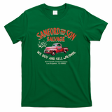 Sanford and Son Salvage Worn Truck Retro Graphic Tee - Irish Green