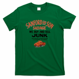 Sanford and Son Salvage Sign Vintage T-Shirt - Irish Green