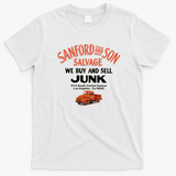 Sanford and Son Salvage Sign Vintage T-Shirt - White