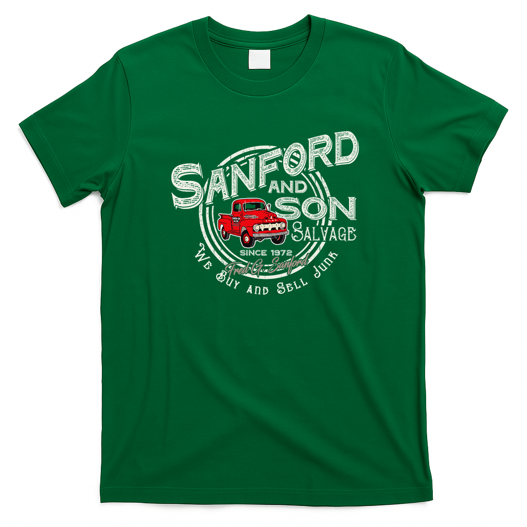 Sanford and Son Salvage since 1972 Vintage T-Shirt - Irish Green
