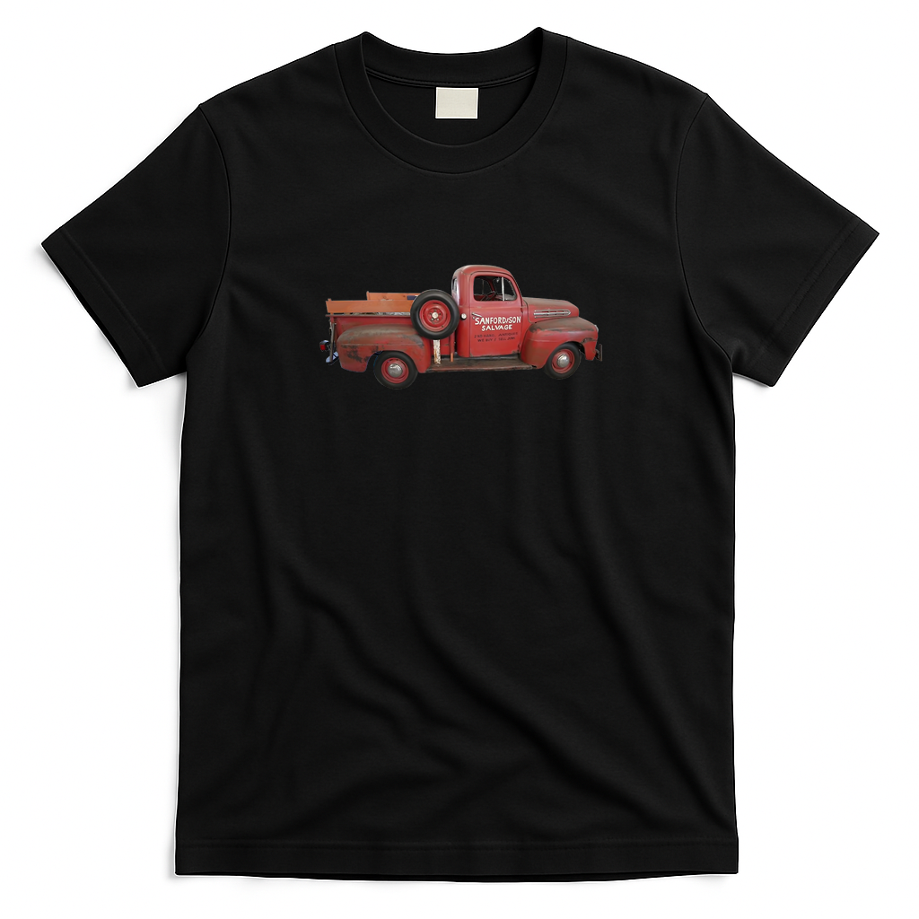 Sanford and Son Truck Graphic T-Shirt - Black