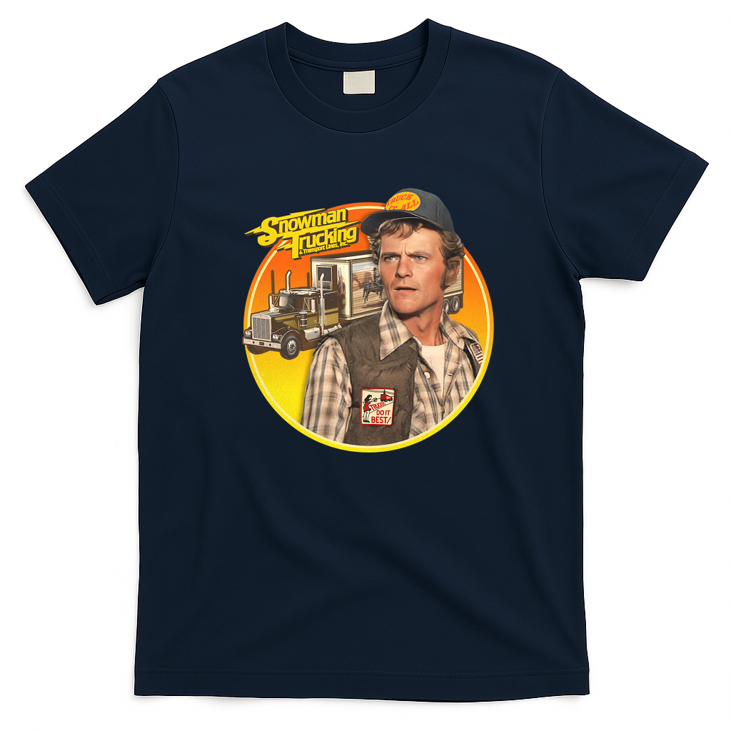 Snowman Trucking Smokey and the Bandit Tee - Navy Blue