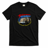 Snowman Trucking Vintage Logo T-Shirt - Black