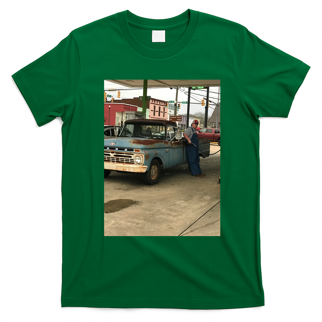 Slick Classic Retro Graphic Tee - Irish Green