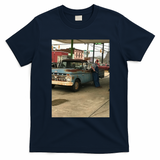 Slick Classic Retro Graphic Tee - Navy Blue
