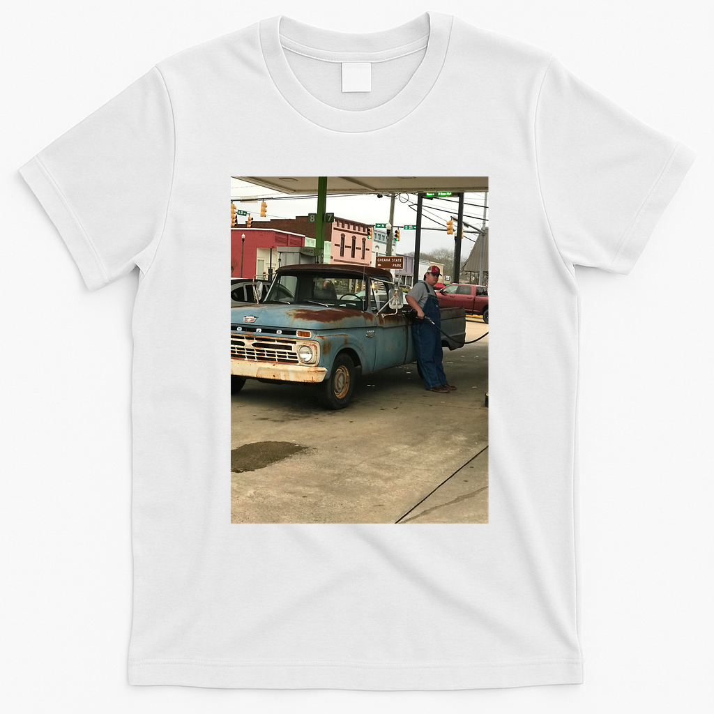 Slick Classic Retro Graphic Tee - White