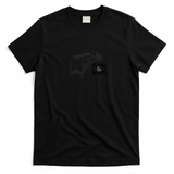 Turn & Burn Vintage Trucker T-Shirt - Black