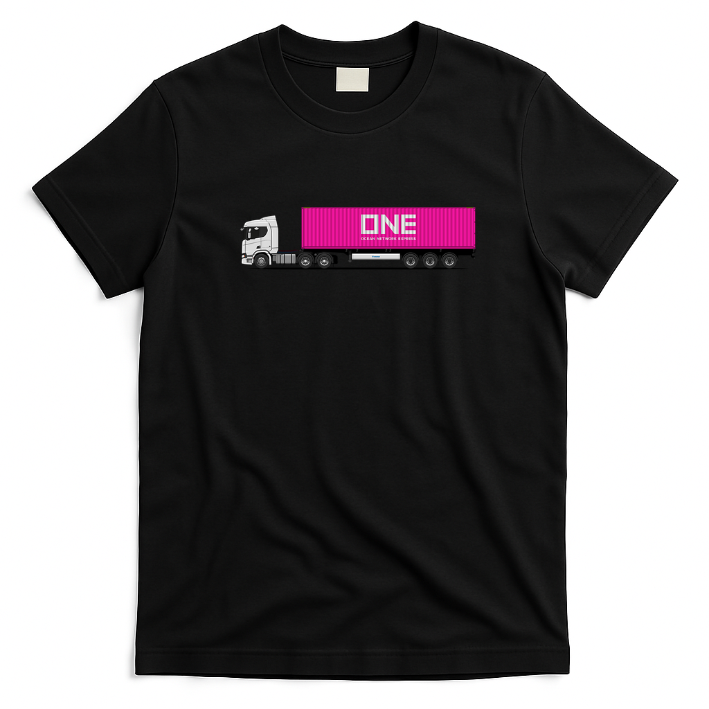 Truck 13 Heavy Machinery T-Shirt - Black