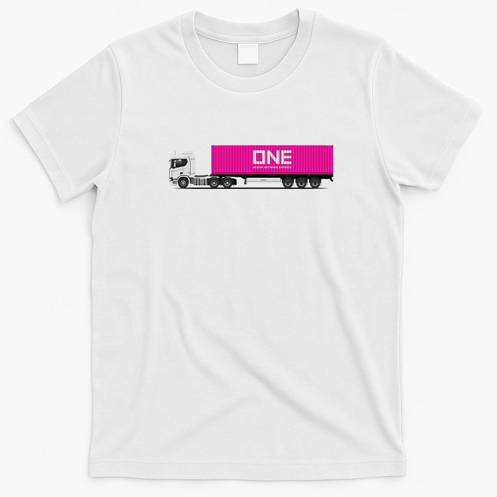 Truck 13 Heavy Machinery T-Shirt - White
